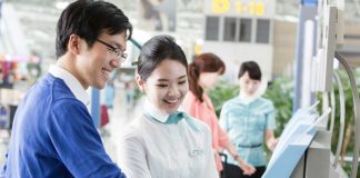 Làm thủ tục lên máy bay bay với Express Check – In Korean Air làm thủ tục tự động với Express Check – In