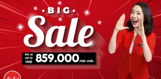 Săn vé khuyến mãi cùng Air Asia bay muôn nơi chỉ từ 859.000 VND Săn vé khuyến mãi cùng Air Asia bay muôn nơi chỉ từ 859.000 VND