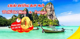 Vietjet Air khuyến mãi vé chỉ từ 0 đồng nhân dịp khai trương đường bay TP. Hồ Chí Minh – Pattaya Vietjet Air khuyến mãi vé chỉ từ 0 đồng nhân dịp khai trương đường bay TP. Hồ Chí Minh – Pattaya