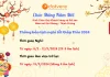 THÔNG BÁO LỊCH NGHỈ TẾT GIÁP THÌN 2024