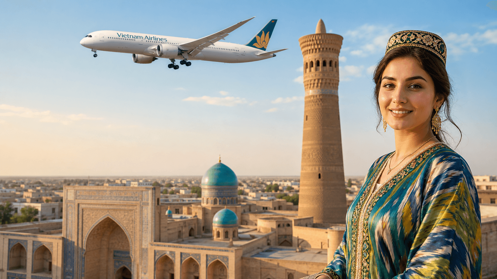 Đặt vé máy bay Bukhara về Nha Trang