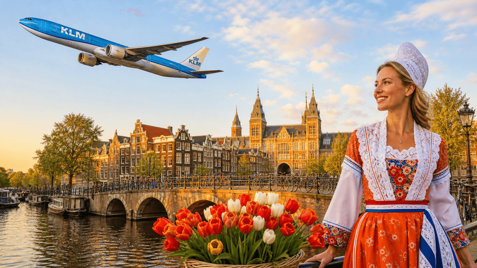 Đặt vé máy bay đi Amsterdam