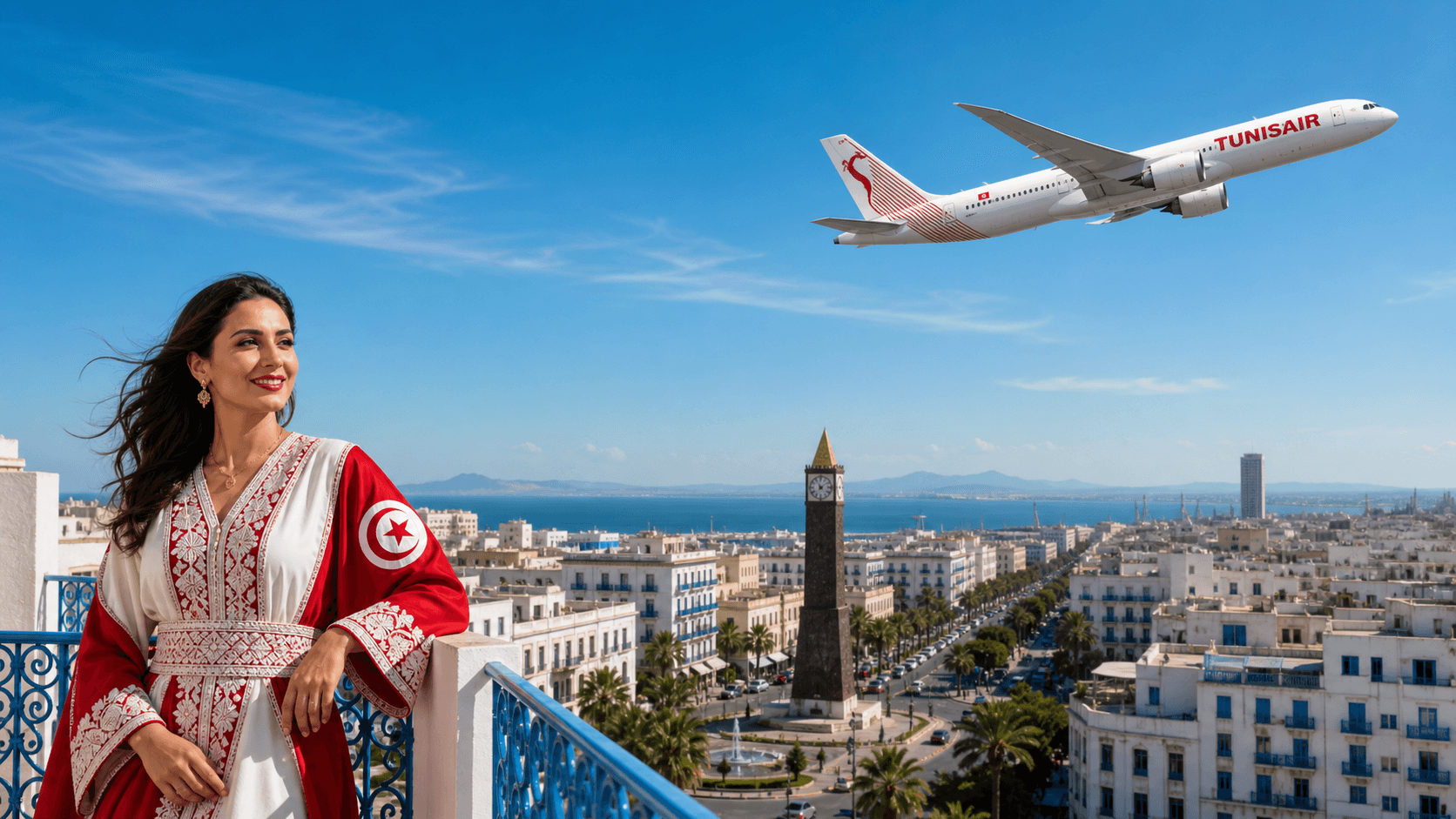 Đặt vé máy bay đi Tunis