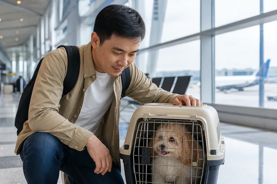 Vé máy bay cho thú cưng
