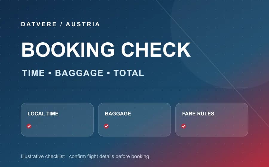 Checklist giờ bay, hành lý và điều kiện giá cho hành trình Vienna về Việt Nam