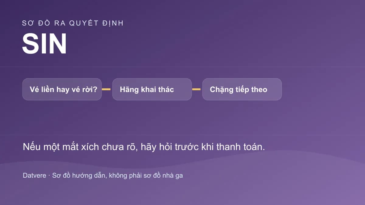 Các bước kiểm tra bổ sung cho bài: Nối chuyến tại Changi (SIN): phân biệt quá cảnh và nhập cảnh