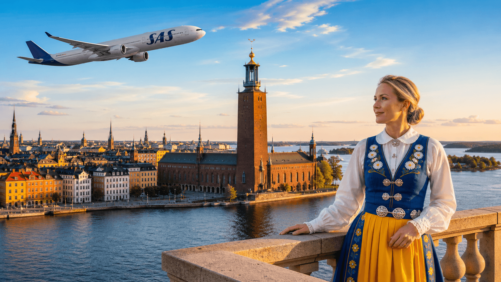 Đặt vé máy bay đi Stockholm