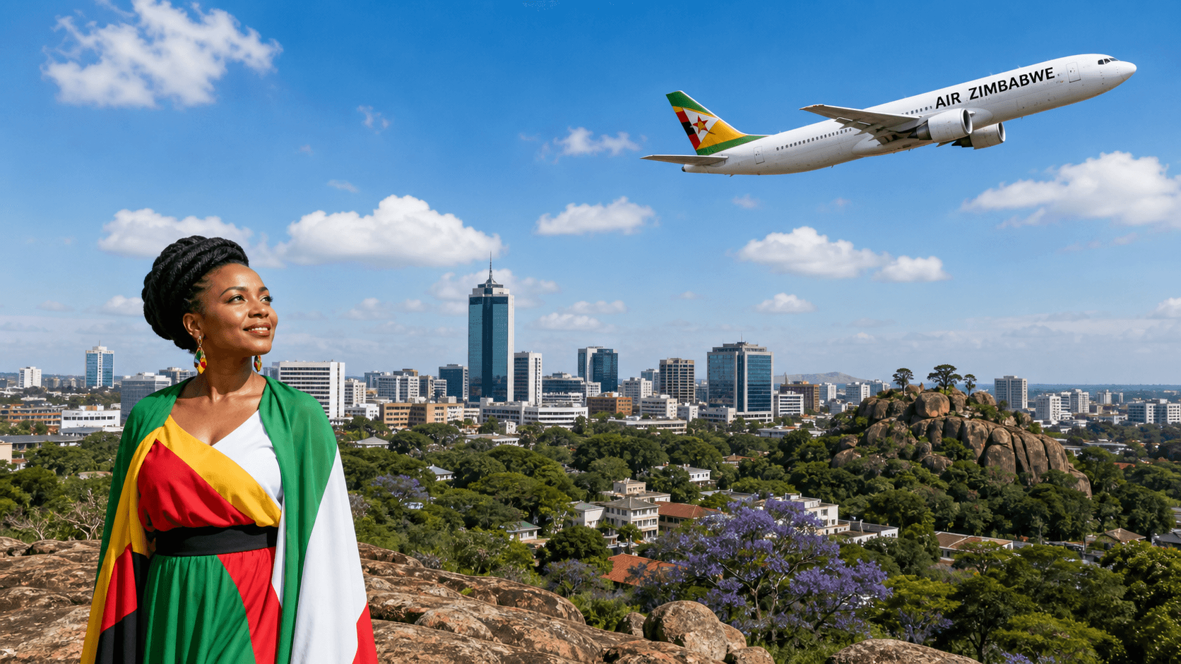 Đặt vé máy bay đi Harare